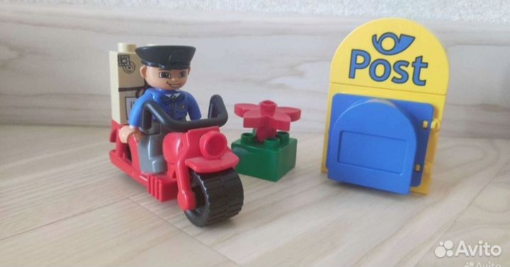 Lego duplo лего самолёт 5592 мотоцикл почта 5638