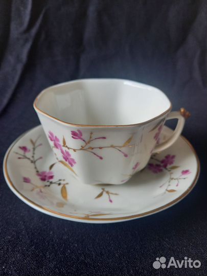 Чайная пара Гвоздика лфз редкая форма