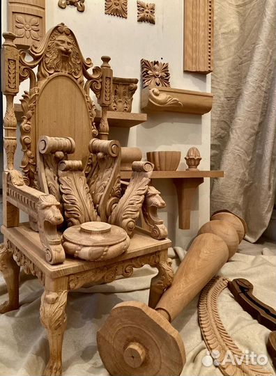 Резной декор из дерева от производителя от 3000