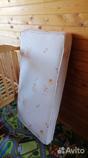 Кроватка с матрасом (кокос)