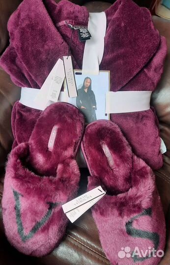 Victoria's Secret халат + тапочки (оригинал)