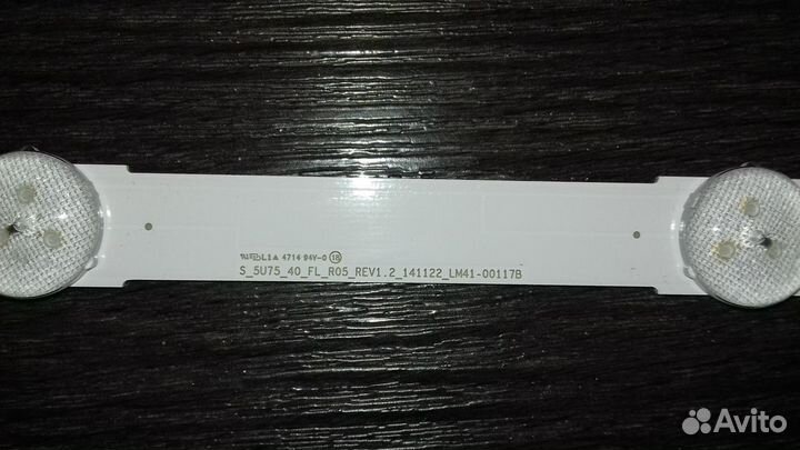 LM41-00117C LM41-00117B подсветка UE40JU6690U 6600