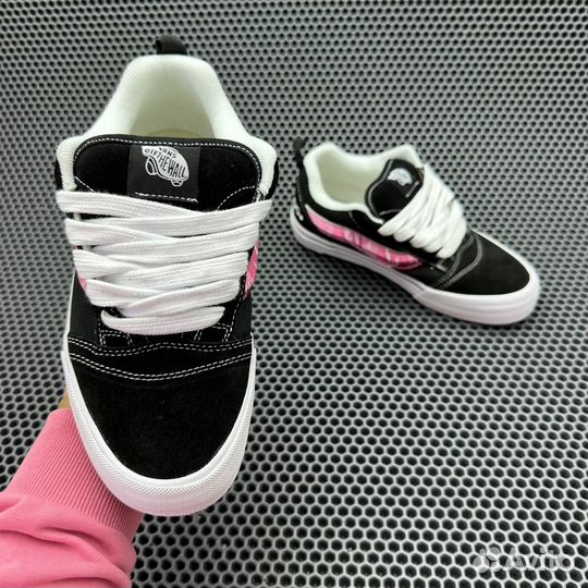 Кеды Peaches x Vans Knu Skool Black Pink