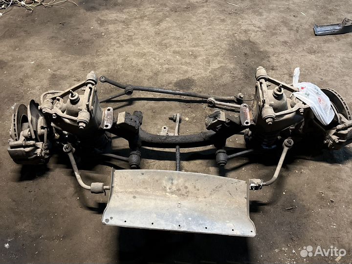 Передняя балка на волгу на шкворнях