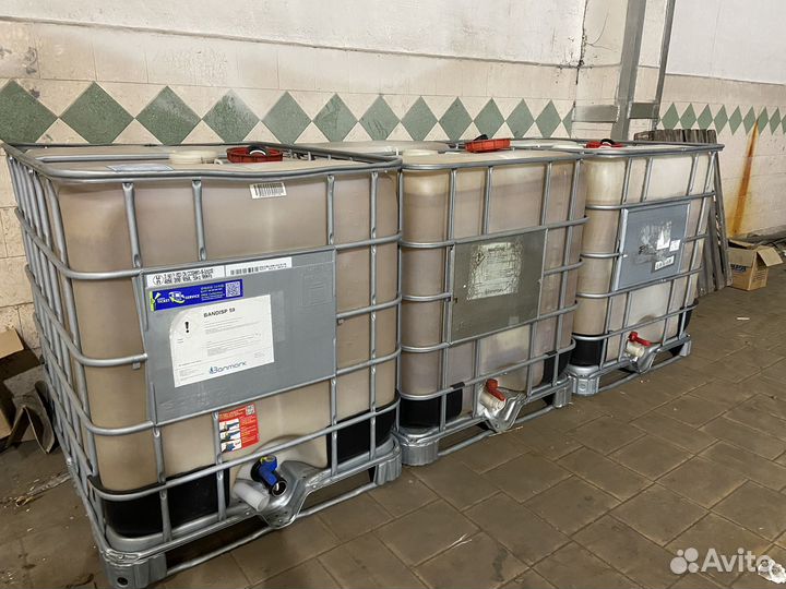 Еврокуб, емкость из под дизельного топлива