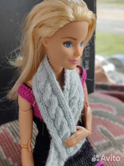 Вязанная одежда для барби