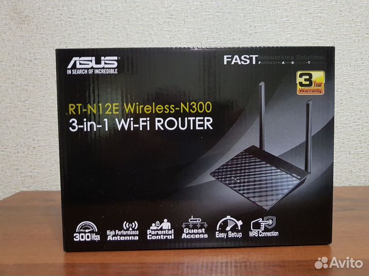 Wifi роутер Asus RT N12E