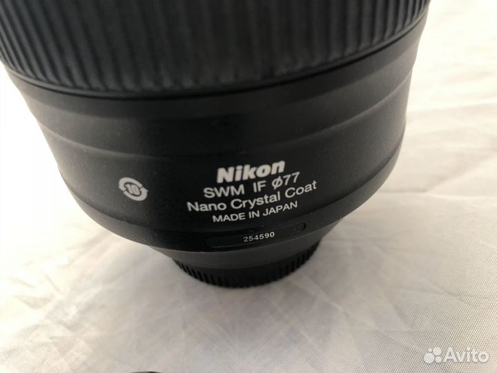 Объектив nikon 85mm f1,4G