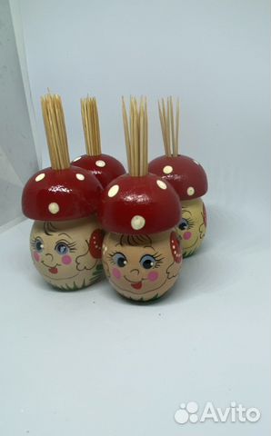 Грибочки для зубачисток