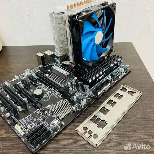 Комплект для пк, 8 ядер, 16 гб ddr3