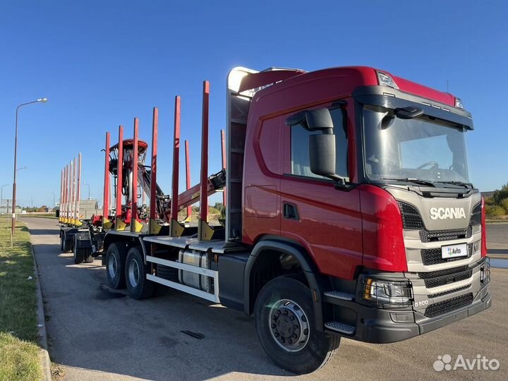 Scania G-series с КМУ, 2021