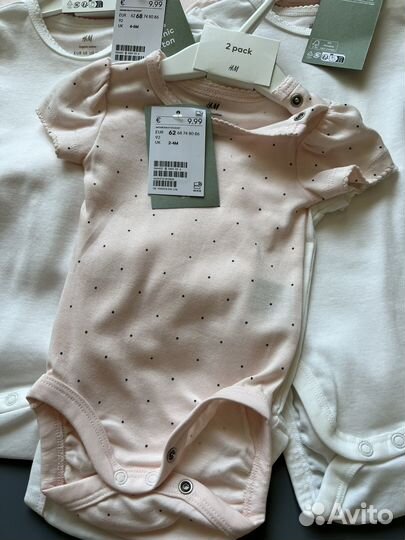 Боди 2 шт hm для девочек