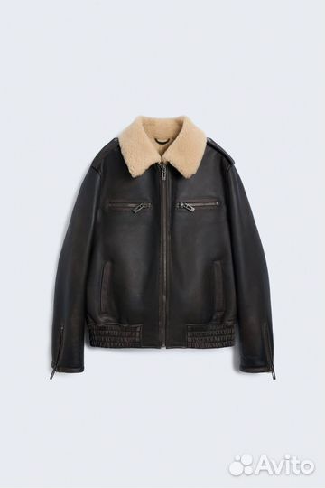 Дубленка из меха ягненка lime