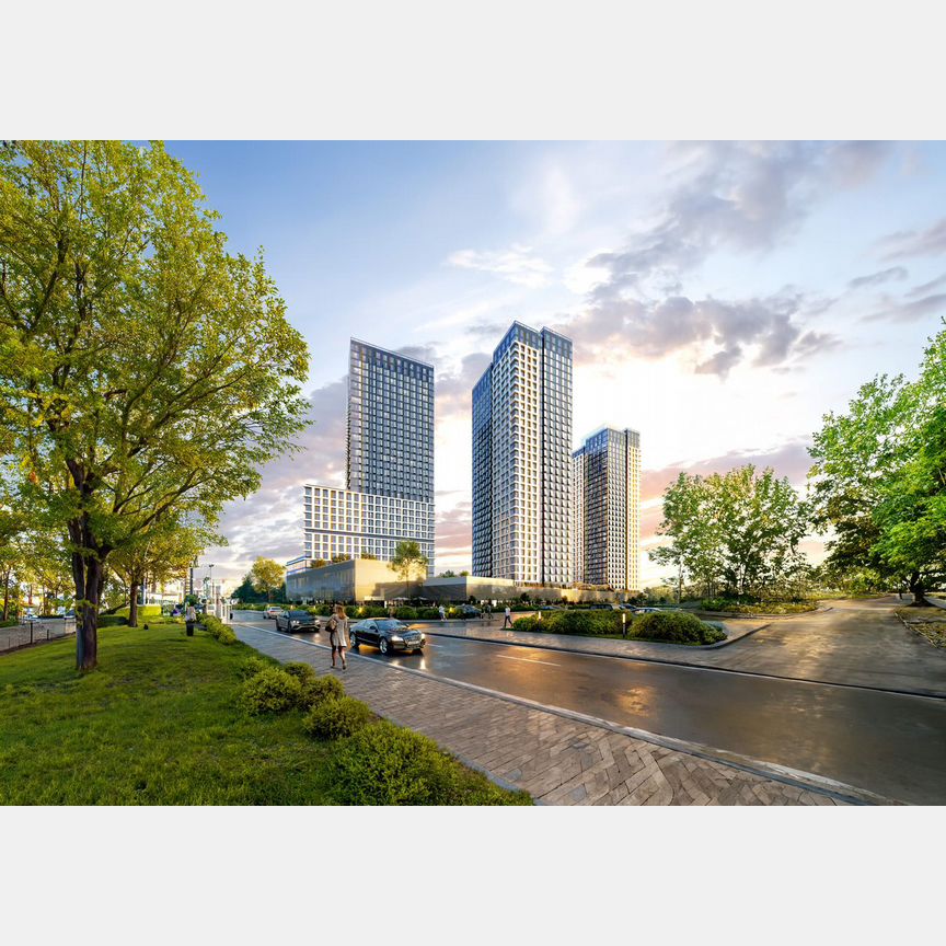 1-к. апартаменты, 43,4 м², 3/35 эт.