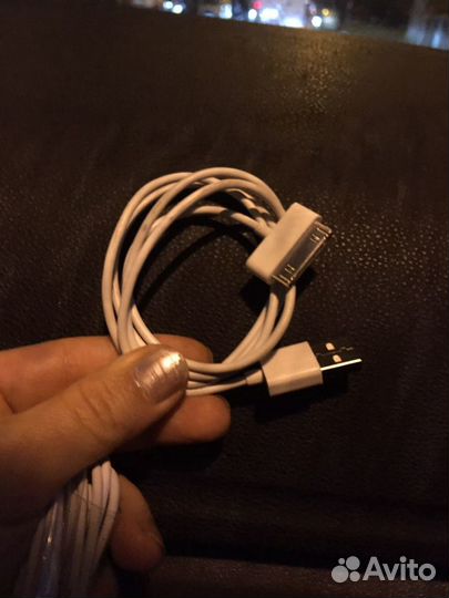 Кабель для зарядки iPhone4 и переходник