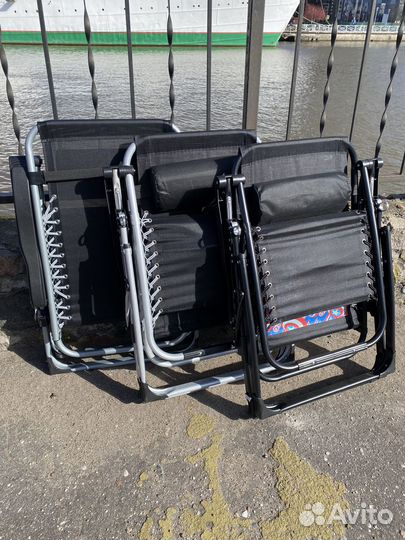 Шезлонг усиленный до 150 кг