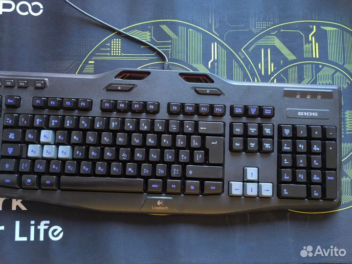 Игровая клавиатура logitech g105