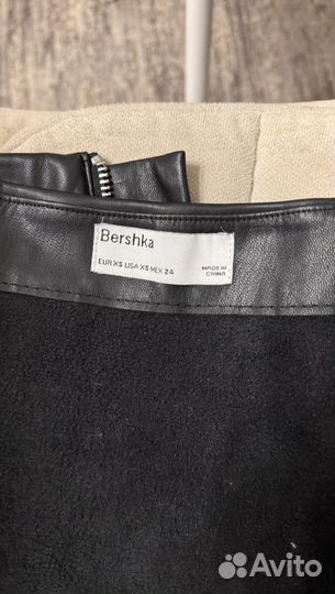 Кожаная юбка bershka