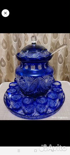 Крюшонница хрусталь, СССР