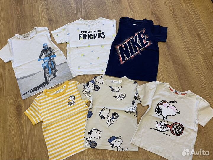 Пакет фирменых вещей на мальчика 5-6 лет