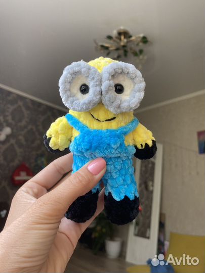 Брелок, капибара, котик, шмель, вязанные миньоны