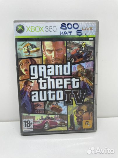 Диск GTA 4 IV гта для Xbox360 кат Б