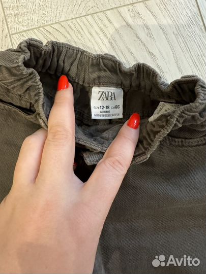 Джинсы zara детские 86 новые