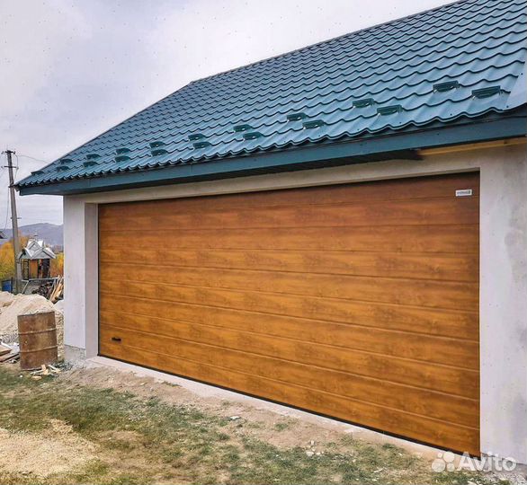 Гаражные секционные ворота, роллетные ворота