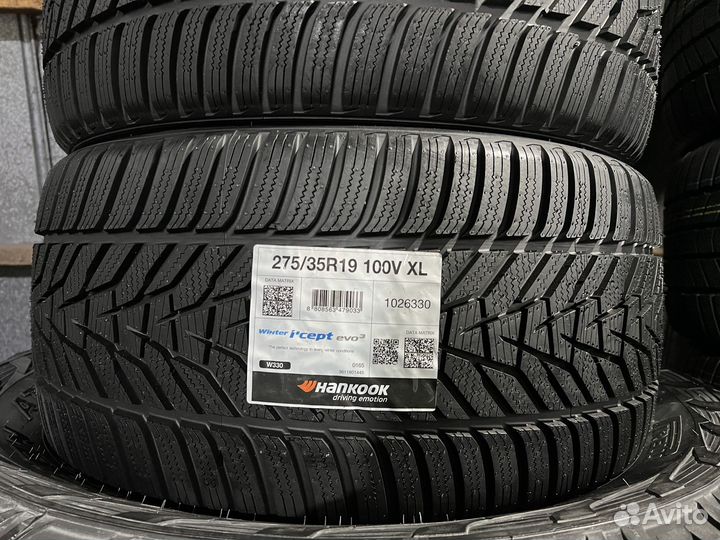 Hankook Winter I'Cept Evo 3 W330 275/35 R19 и 285/30 R20 103V