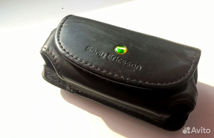 Фирменный чехол Sony Ericsson. Нат. кожа