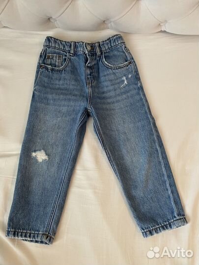 Джинсы zara для девочки 98