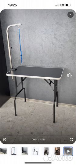 Новый складной стол для груминга 86*51 см