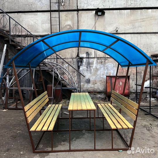 Беседка из поликарбоната