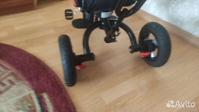 Детский велосипед с родительской ручкой