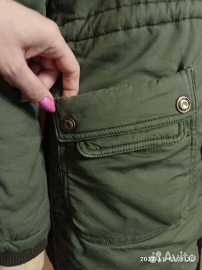 Парка утепленная зима