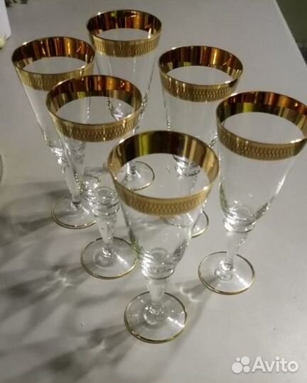 Фужеры Bohemia времен СССР