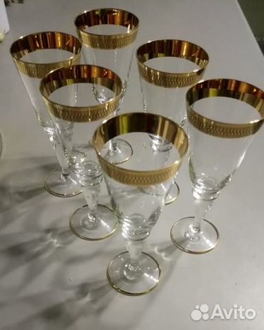 Фужеры Bohemia времен СССР