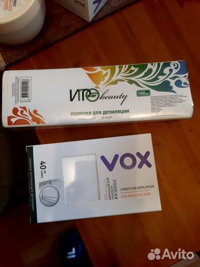 Воск для депиляции,полоски для депиляции