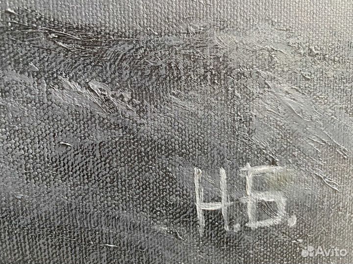 Картина маслом на холсте большая интерьерная Полет