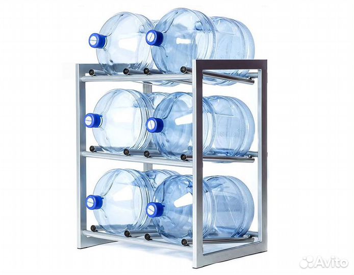 Стеллаж для 6-ти бутылей 19 литров