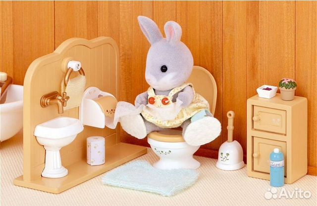 Sylvanian Families сильвания туалетная комната