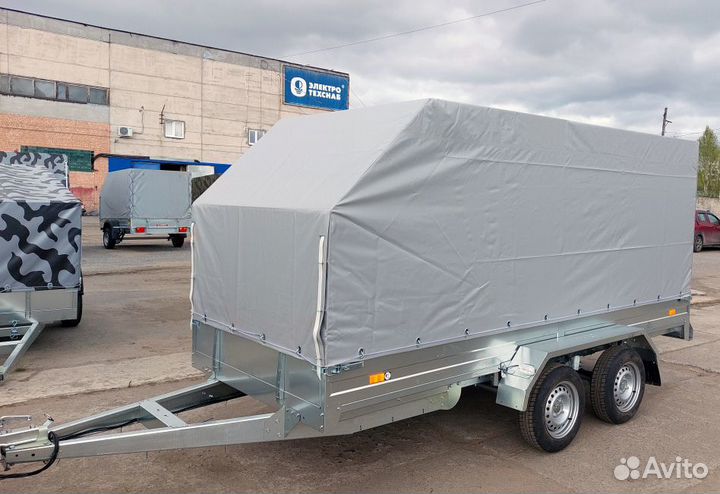 Прицеп 2-осный с балансирной подвеской 3.7х1.5х1.5