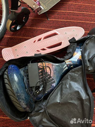 Велосипед, гироскутер, самокат, скейт