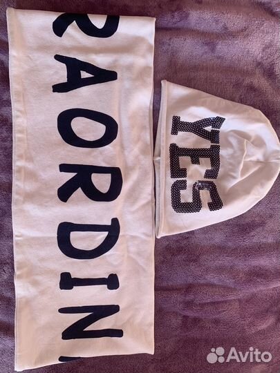 Комплект шапка и снуд для девочки