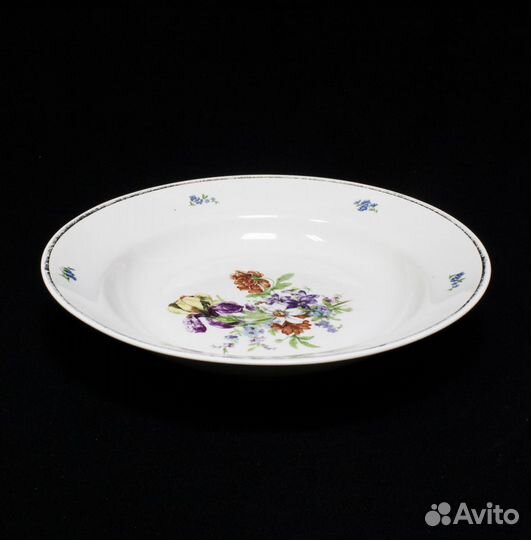 Набор Тарелки 15 шт. Перламутровая полоса, Дулево