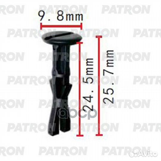 Клипса пластмассовая Применяемость: Клипса Toyo