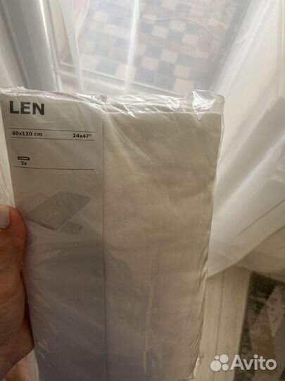 Простынь на резинке 120x60 IKEA