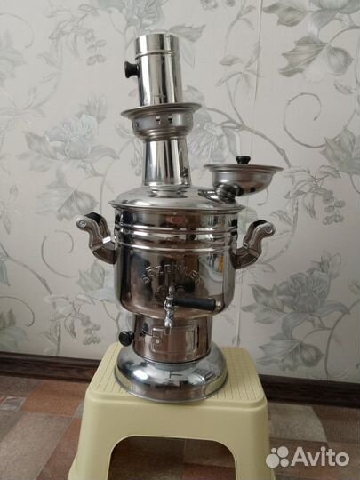 Самовар на дровах новый