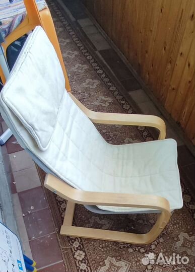 Кресло качалка детское поэнг IKEA