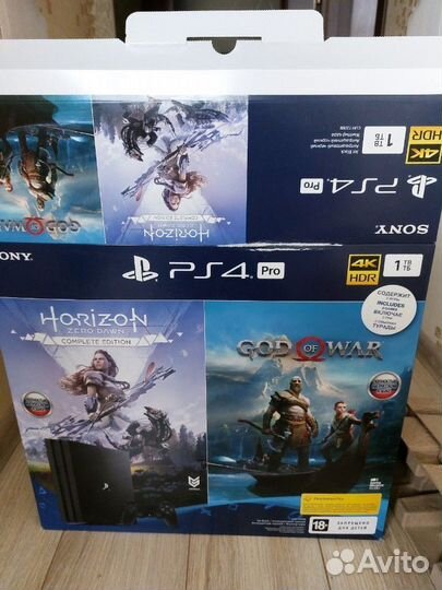 Sony playstation 4 PS4 pro 1tb с играми